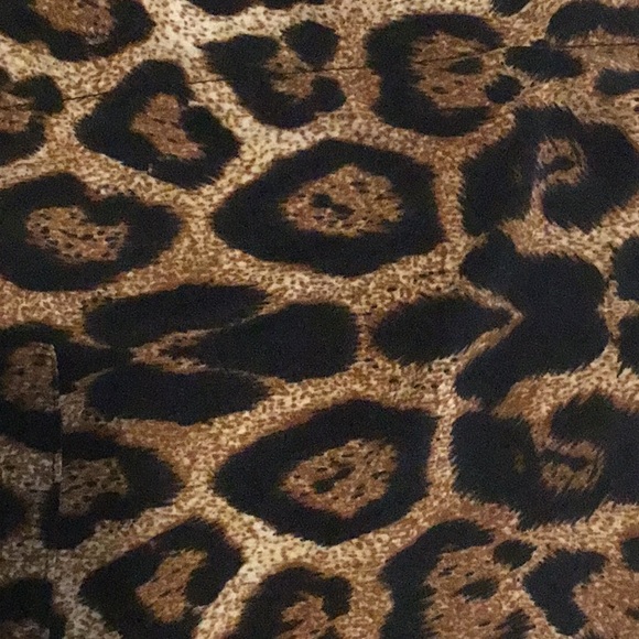 Light weight Animal print light jacket. Size large. 2 front pockets. Soft feel. - Picture 4 of 11